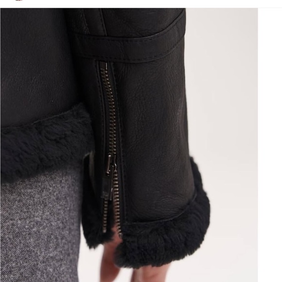 Theory 
Moto Jacket in Shearling - Picture 7 of 16